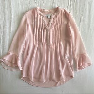 Charter Club Light Pink Chiffon Blouse